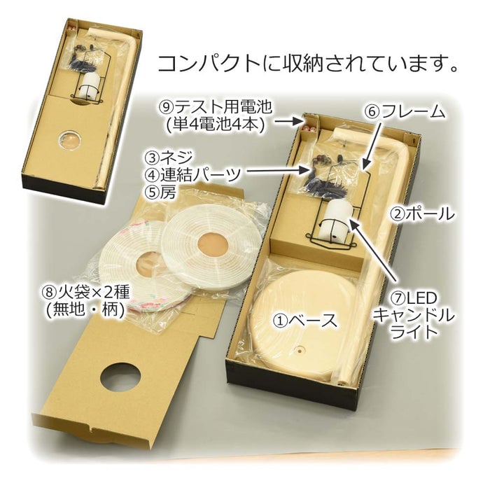 盆提灯 初盆セット 人気商品 3点セット 3-D 特徴 11