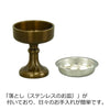 仏飯器 重目 色付 落し付 1.8寸