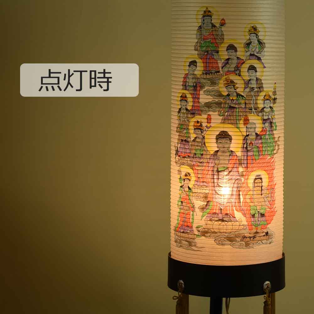 新品  穴('60仏) 楽天市場】仏像 浄土真宗大谷派【檀木 東立弥陀 放射光背 金泥書