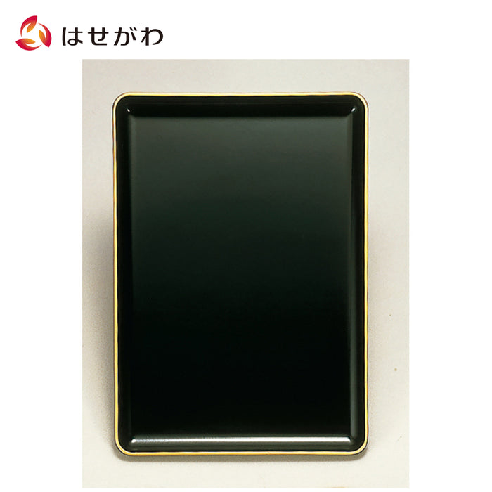 仏具 名刺盆 PC 黒 フチ金 小 特徴 1