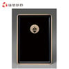 仏具 名刺盆 PC 黒 フチ金 下り藤 小 特徴 1