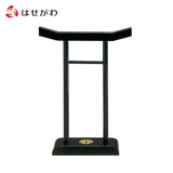 仏具 衣桁型 念珠かけ 木製 中 黒 特徴 1