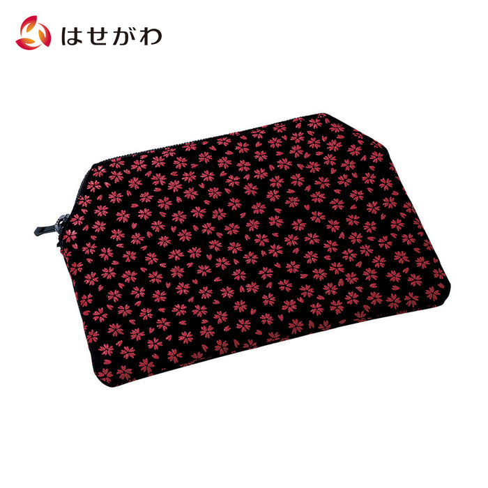 仏具 印伝調ファスナー付念珠袋 小桜 エンジ 特徴 1