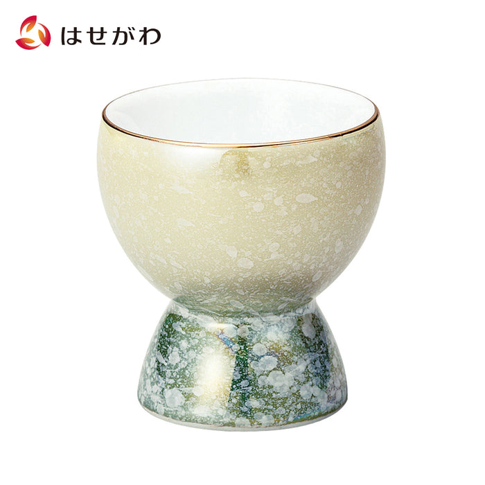 仏具 光綺 茶湯器 有田焼 イエロー／グリーン 特徴 1