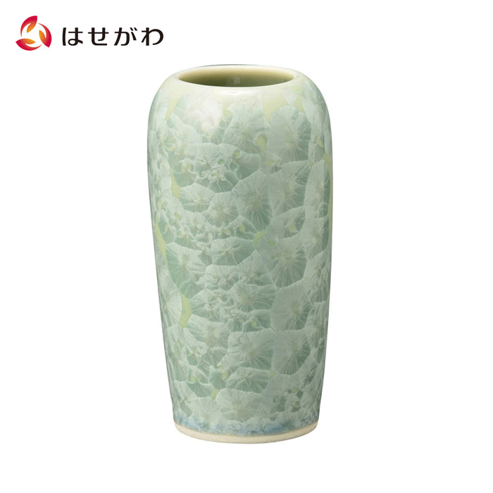 仏具 京都 花結晶2 花立 清水焼 浅緑 特徴 1
