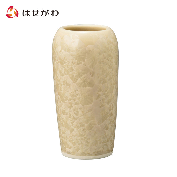 仏具 京都 花結晶2 花立 清水焼 淡黄 特徴 1
