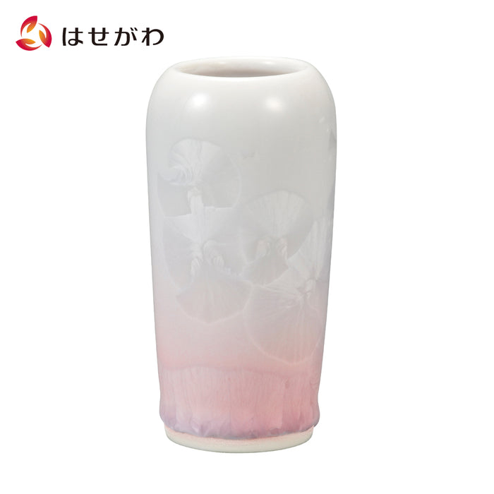 仏具 京都 花結晶2 花立 清水焼 淡桃 特徴 1