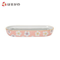 花恋 寝かせる線香皿 有田焼 桜華紋