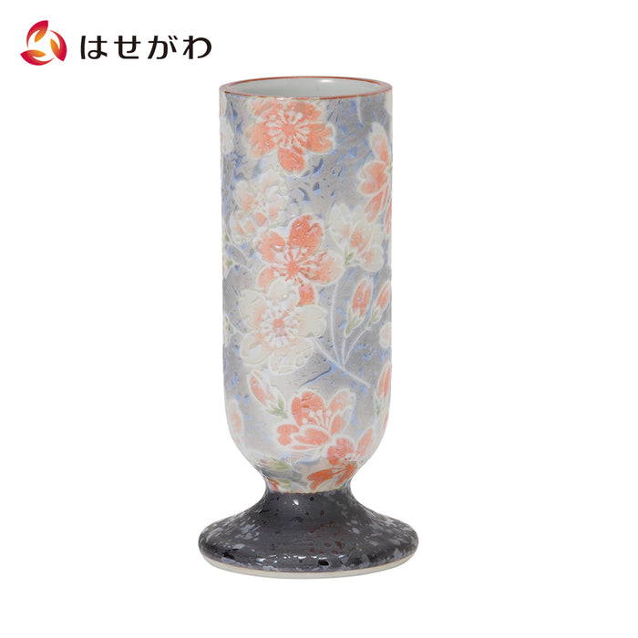 仏具 彩花 花立 有田焼 雅桜 ブルー 特徴 1