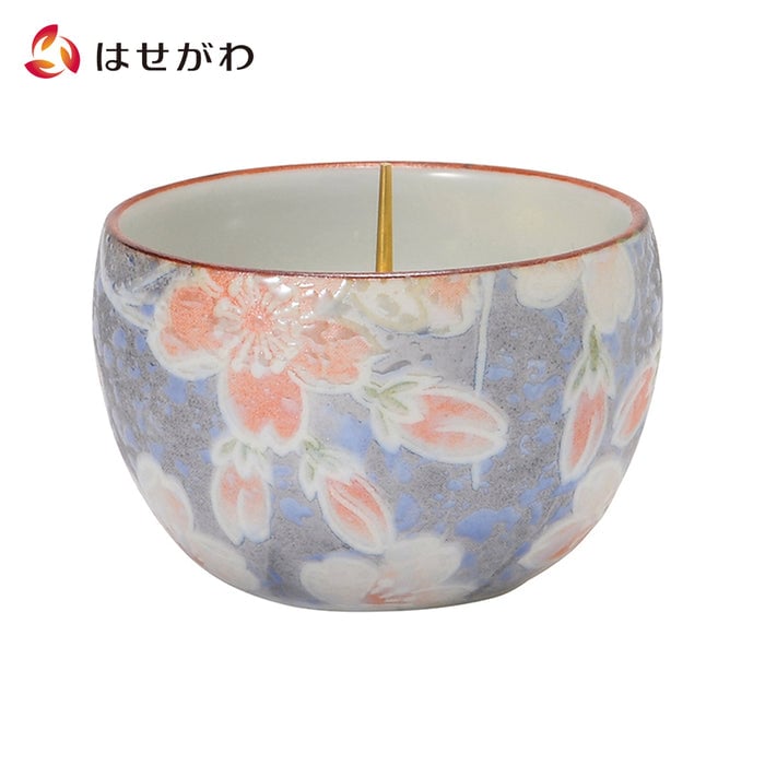 仏具 天音 灯立 有田焼 雅桜 ブルー 特徴 1