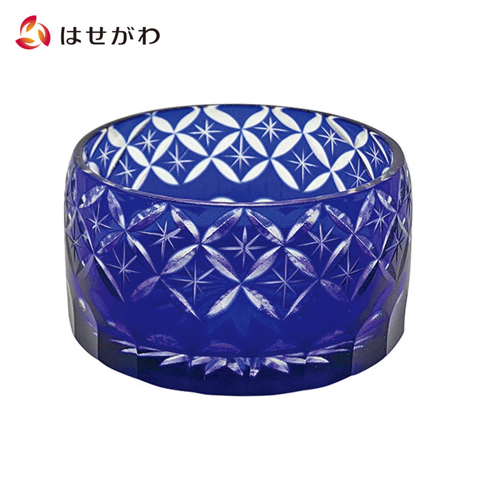 仏具 フラン 切子硝子 香炉 3.0寸 ブルー 特徴 1