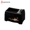 仏具 香炉 有田焼 5.0寸 黒 蓮 特徴 1