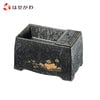 仏具 香炉 有田焼 5.0寸 チャコール 蓮 特徴 1