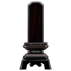 位牌 上葵角切 黒檀