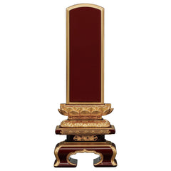 位牌 上京型千倉 吹蓮華 面粉 溜塗