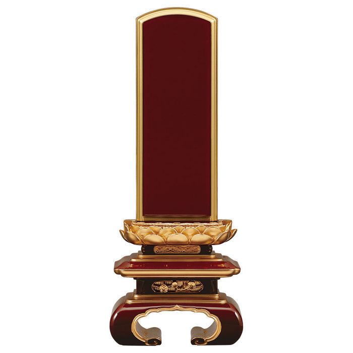 位牌 過去帳 上京中ワラビ足 吹蓮華 溜塗 裏金 特徴 1