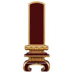 位牌 上京中台 面粉 溜塗