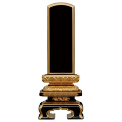 位牌 上京型千倉 面粉 呂色 裏金