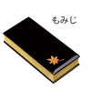 過去帳 蒔絵 黒 日付入 3.5寸