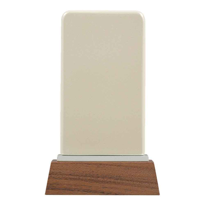 パーソナル位牌 翠霞 白 総丈9.5cm