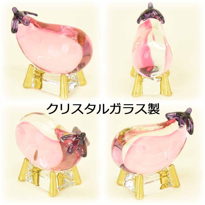 クリスタル 牛馬飾り