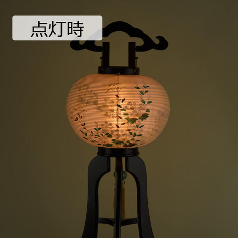 姫行灯 9号 二重 高林 総黒檀