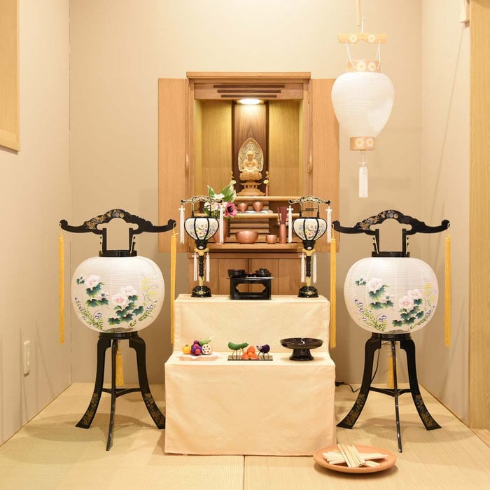 御所 八寸 白紋天柾 ローソク電池灯