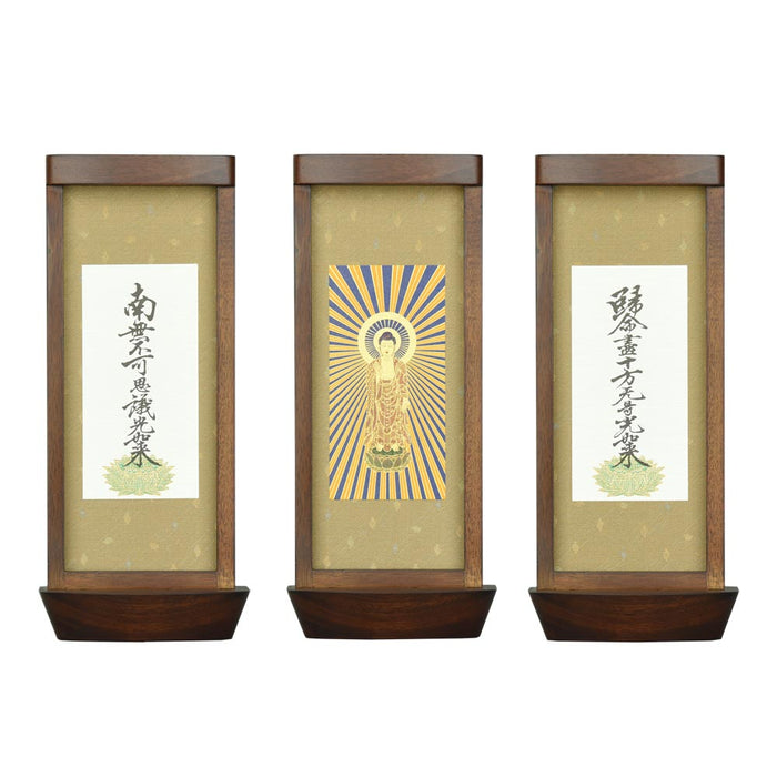 スタンド掛軸 リンネ・スタンド紙セット 浄土真宗 (東) 3幅 大