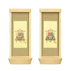 スタンド掛軸 リンネ・スタンド紙セット 天台宗 2幅 両脇 大