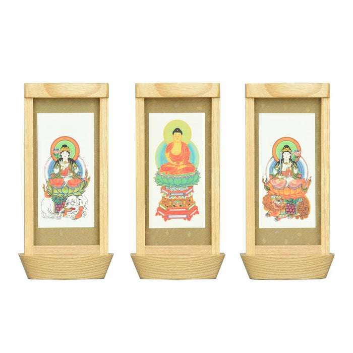 スタンド掛軸 リンネ・スタンド紙セット 臨済宗 3幅 小