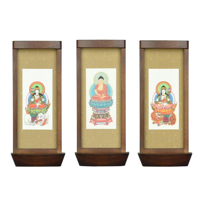 スタンド掛軸 リンネ・スタンド紙セット 臨済宗 3幅 大