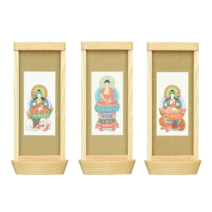 スタンド掛軸 リンネ・スタンド紙セット 臨済宗 3幅 大