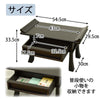 仏具 経机 黒檀 杢貼 18.0 特徴 2