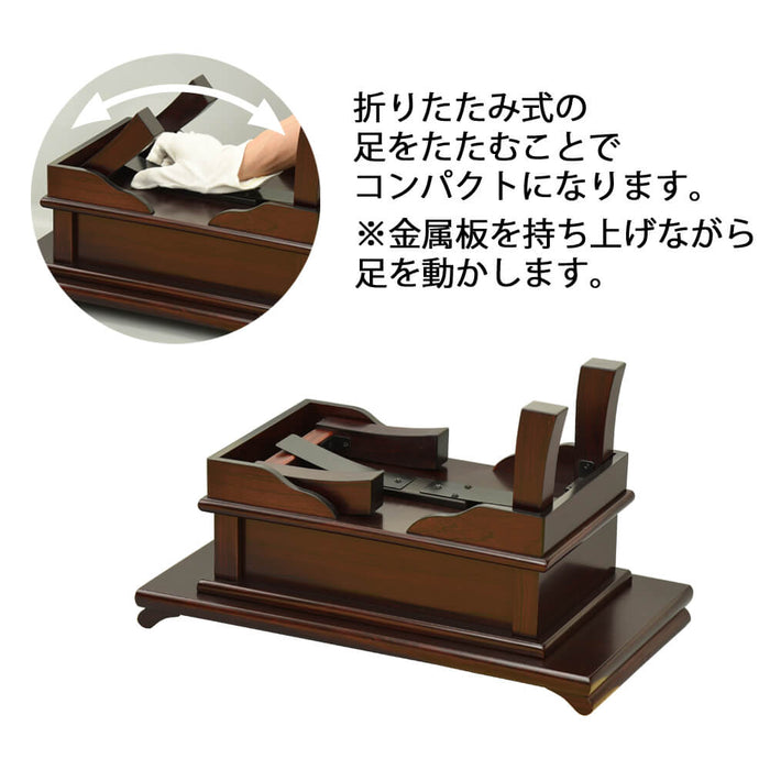 仏具 経机 GD 折りたたみ式 2型 18.0 特徴 3