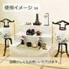 盆用品 【WEB限定】後飾り祭壇 写真立・覆い布付 3段 特徴 4