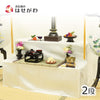 【WEB限定】後飾り祭壇 写真立・覆い布付 2段