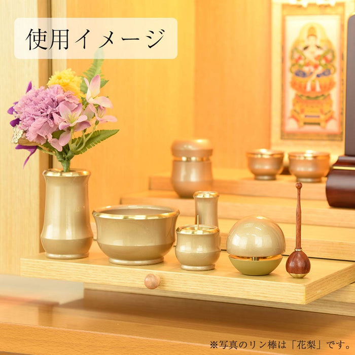 六具足 ルフラ ミニ シャンパンゴールド たまゆらリンセット