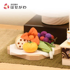 ちりめん お供物セット 台付