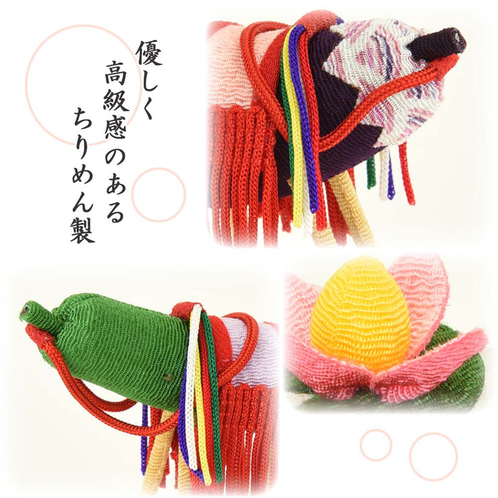 ちりめん 牛馬飾り プレミアム