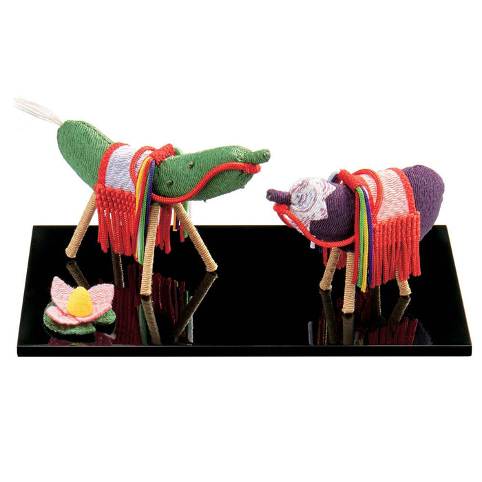 ちりめん 牛馬飾り プレミアム