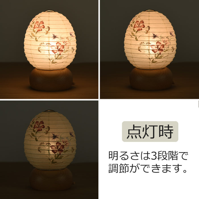 盆提灯 新型 ココランミニミニ 紅桔梗 特徴 7
