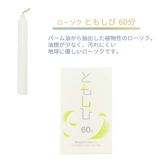 ローソク ともしび60 植物性