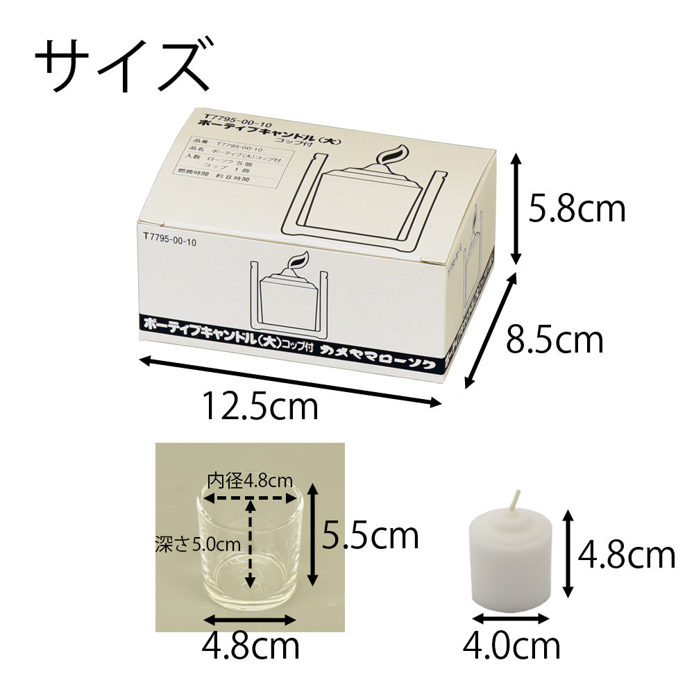 コップローソク 5個入 大 | お仏壇のはせがわ公式通販