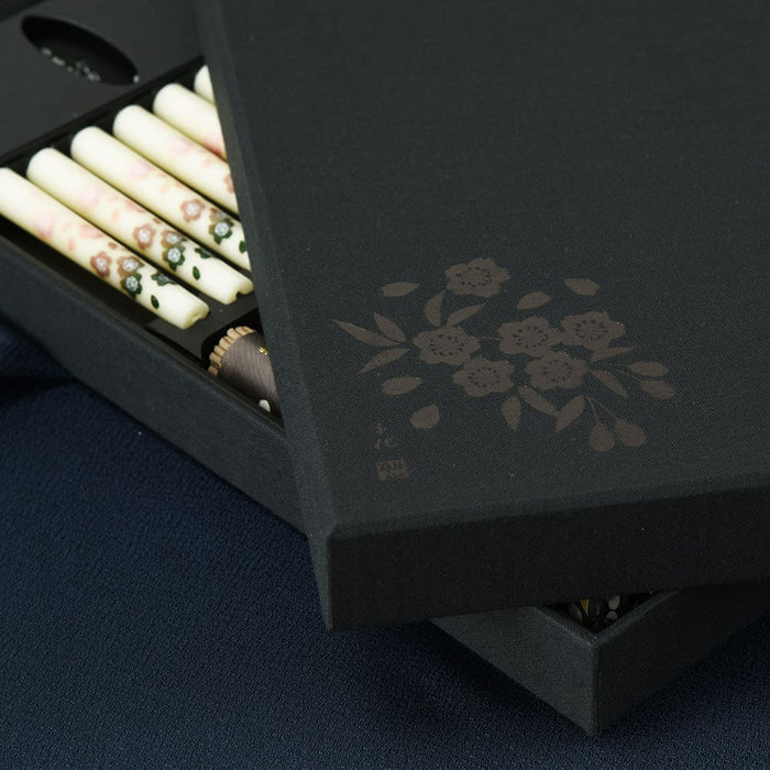 進物 特撰 淡墨の桜 絵ローソクセット | お仏壇のはせがわ公式通販