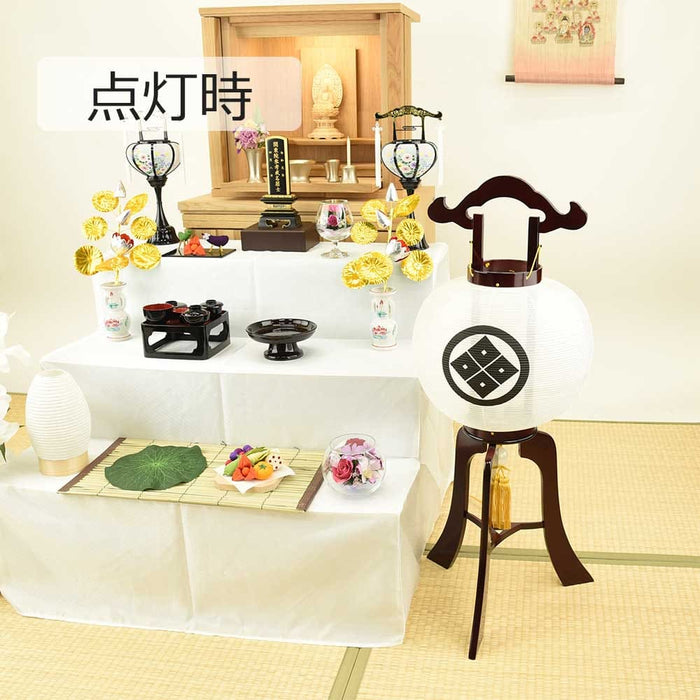 行灯 11号 華桜 無地 | お仏壇のはせがわ公式通販