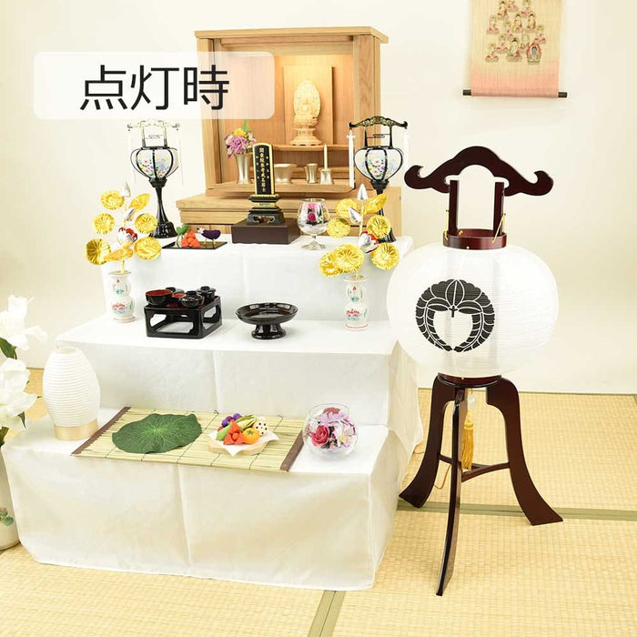 行灯 12号 華桜 無地 | お仏壇のはせがわ公式通販