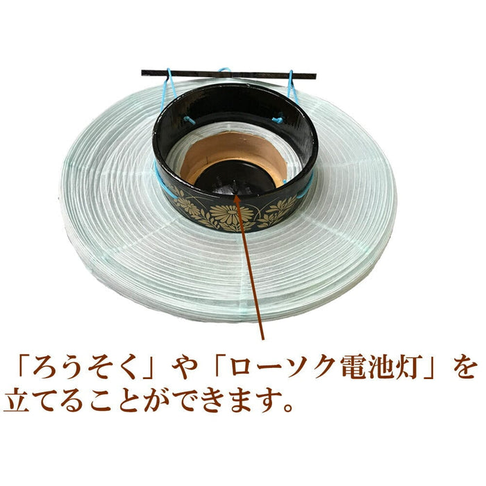 盆提灯 御所 花印蒔絵 プラスチック スタンド 特徴 4