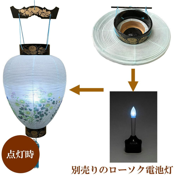 盆提灯 御所 花印蒔絵 プラスチック スタンド 特徴 5