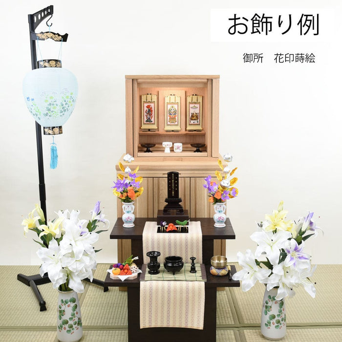 盆提灯 御所 花印蒔絵 プラスチック スタンド 特徴 6