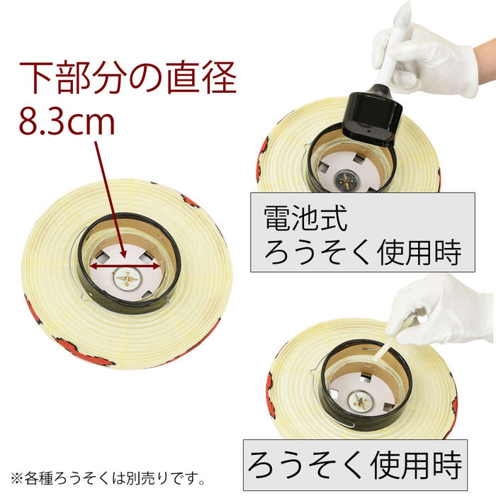 盆提灯 お迎え こんばん 丸 特徴 4